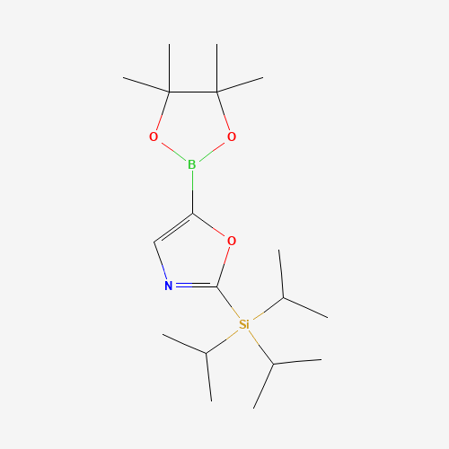 5-(4,4,5,5-Tetramethyl-1,3,2-dioxaborolan-2-yl)-2-(triisopropylsilyl)oxazole
