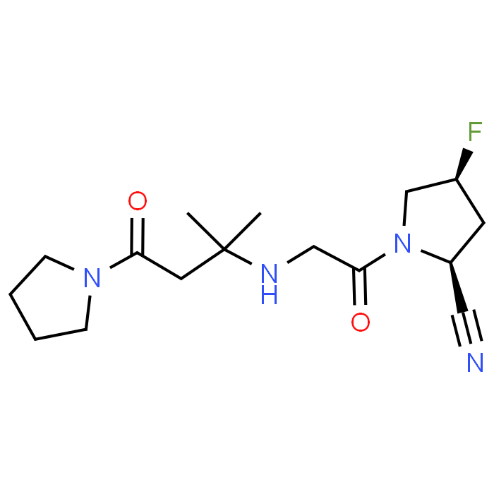 (2S,4S)-4-Fluoro-1-((2-methyl-4-oxo-4-(pyrrolidin-1-yl)butan-2-yl)glycyl)pyrrolidine-2-carbonitrile