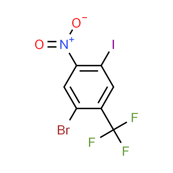 1-Bromo-4-iodo-5-nitro-2-(trifluoromethyl)benzene