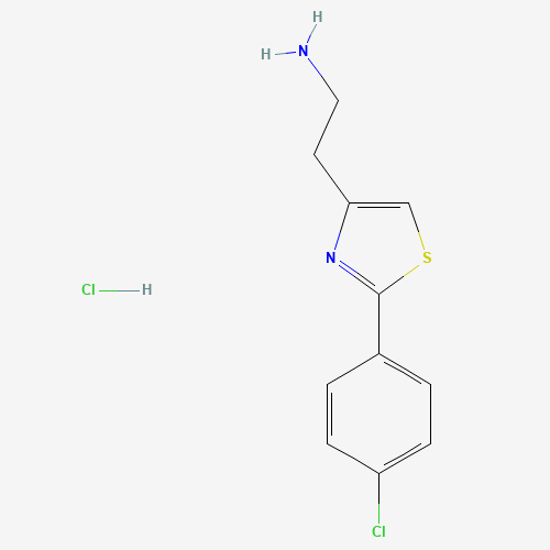 2-(2-(4-Chlorophenyl)thiazol-4-yl)ethanamine hydrochloride