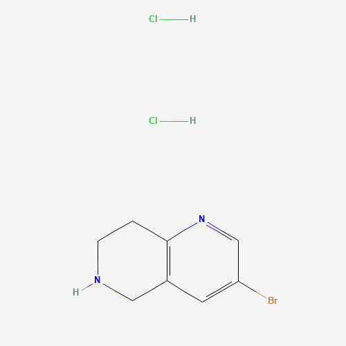 3-Bromo-5,6,7,8-tetrahydro-1,6-naphthyridine dihydrochloride