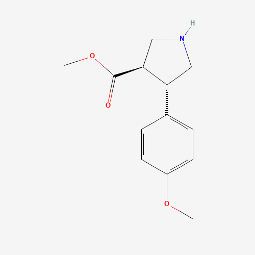 trans-Methyl 4-(4-methoxyphenyl)pyrrolidine-3-carboxylate