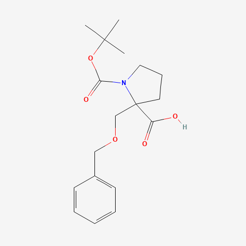 2-((Benzyloxy)methyl)-1-(tert-butoxycarbonyl)pyrrolidine-2-carboxylic acid