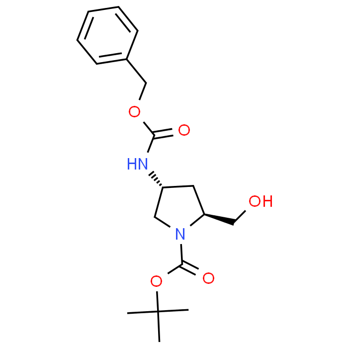 (2S,4R)-tert-Butyl 4-(((benzyloxy)carbonyl)amino)-2-(hydroxymethyl)pyrrolidine-1-carboxylate
