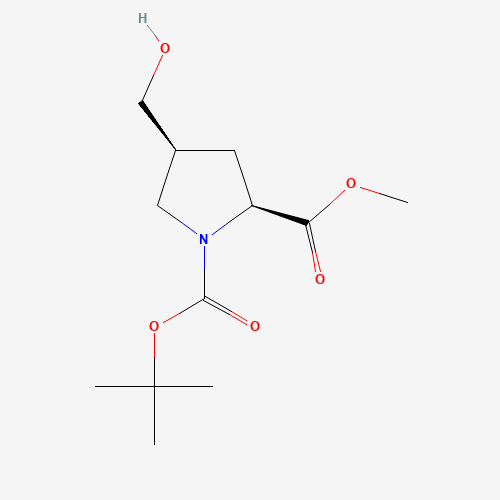 1-tert-butyl 2-methyl (2S,4S)-4-(hydroxymethyl)pyrrolidine-1,2-dicarboxylate