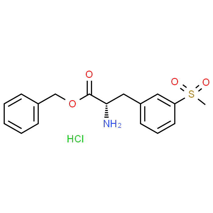 (S)-Benzyl 2-amino-3-(3-(methylsulfonyl)phenyl)propanoate hydrochloride