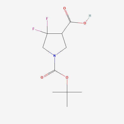 1-(tert-Butoxycarbonyl)-4,4-difluoropyrrolidine-3-carboxylic acid