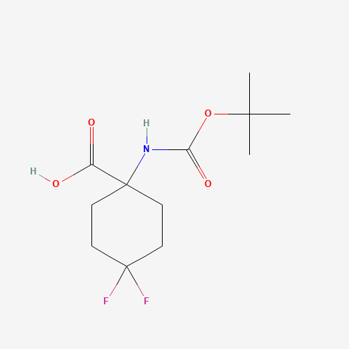 1-((tert-Butoxycarbonyl)amino)-4,4-difluorocyclohexanecarboxylic acid