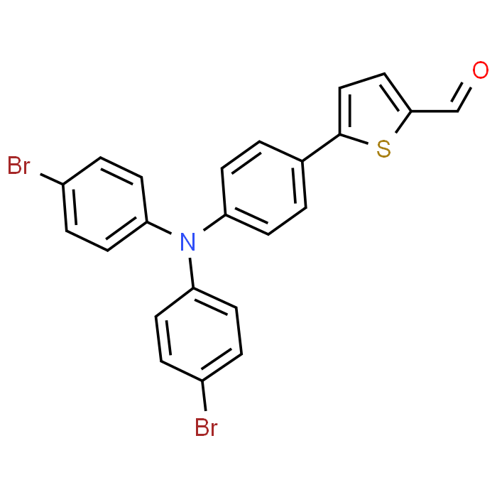 5-(4-(Bis(4-bromophenyl)amino)phenyl)thiophene-2-carbaldehyde