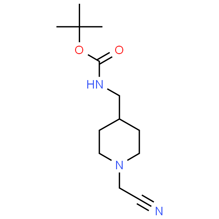 tert-Butyl ((1-(cyanomethyl)piperidin-4-yl)methyl)carbamate