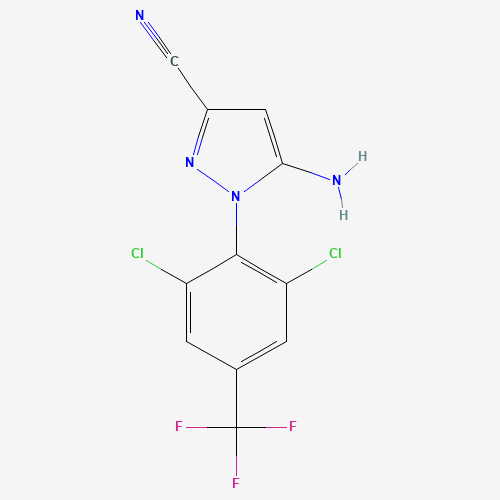 5-Amino-1-(2,6-dichloro-4-(trifluoromethyl)phenyl)-1H-pyrazole-3-carbonitrile