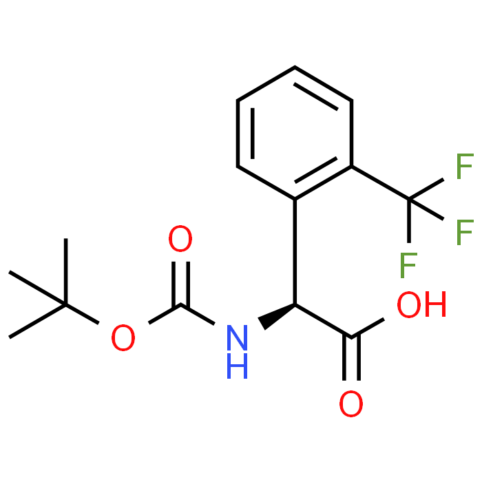 (S)-2-((tert-Butoxycarbonyl)amino)-2-(2-(trifluoromethyl)phenyl)acetic acid
