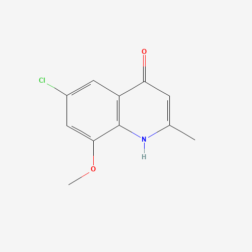 6-Chloro-8-methoxy-2-methylquinolin-4-ol