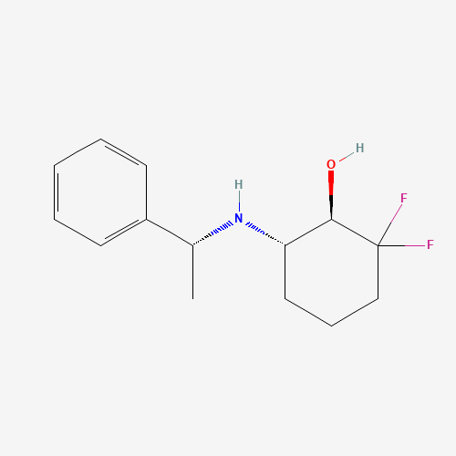 (1R,6S)-2,2-Difluoro-6-(((R)-1-phenylethyl)amino)cyclohexan-1-ol