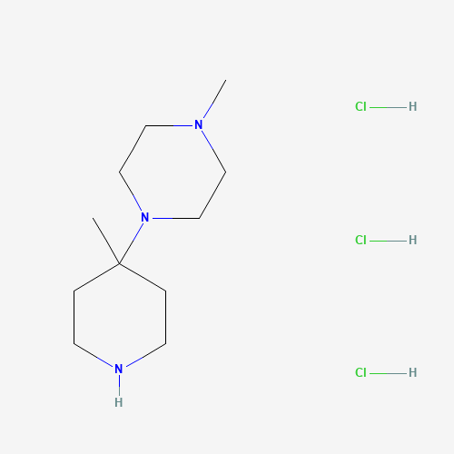 1-Methyl-4-(4-methylpiperidin-4-yl)piperazine trihydrochloride