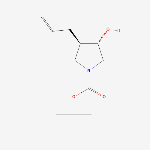 (3R,4S)-tert-Butyl 3-allyl-4-hydroxypyrrolidine-1-carboxylate