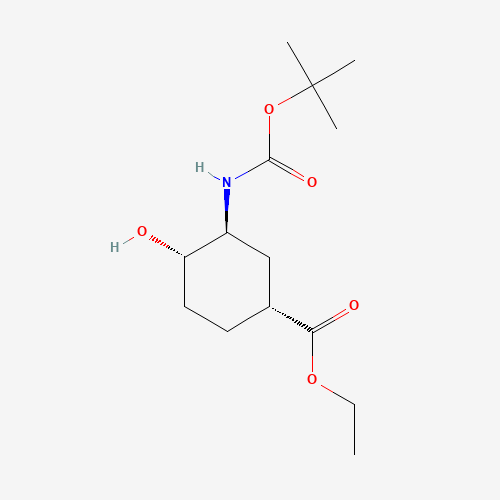 (1R,3S,4S)-Ethyl 3-((tert-butoxycarbonyl)amino)-4-hydroxycyclohexanecarboxylate
