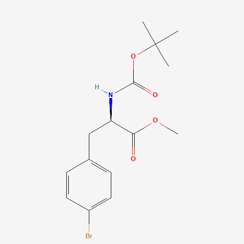 (R)-Methyl 3-(4-bromophenyl)-2-((tert-butoxycarbonyl)amino)propanoate