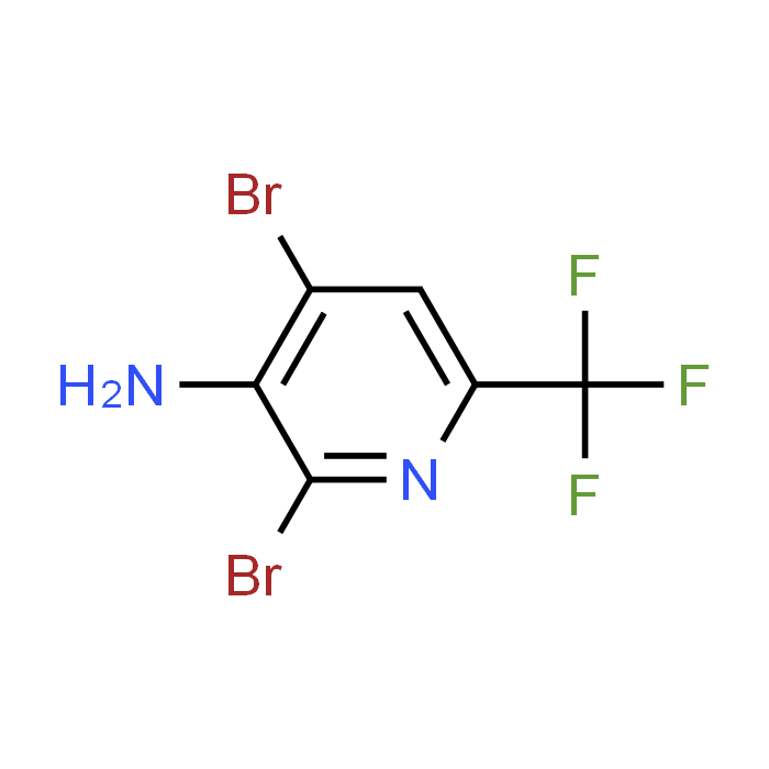 2,4-Dibromo-6-(trifluoromethyl)pyridin-3-amine