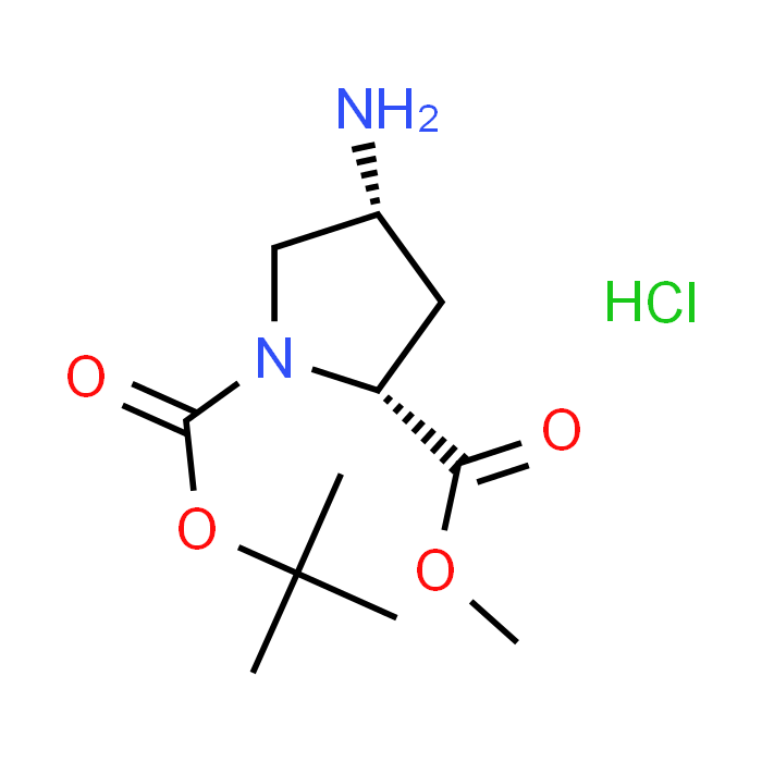 (2R,4R)-1-tert-Butyl 2-methyl 4-aminopyrrolidine-1,2-dicarboxylate hydrochloride