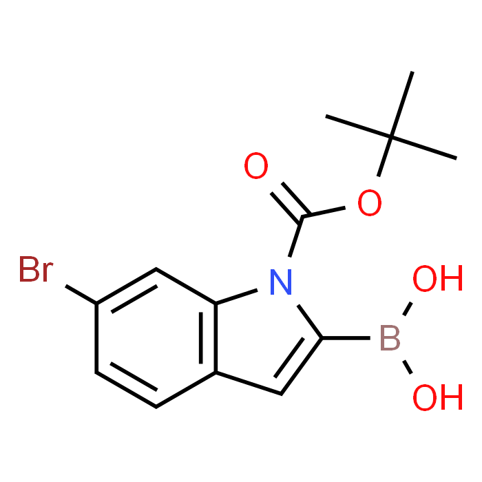 (6-Bromo-1-(tert-butoxycarbonyl)-1H-indol-2-yl)boronic acid