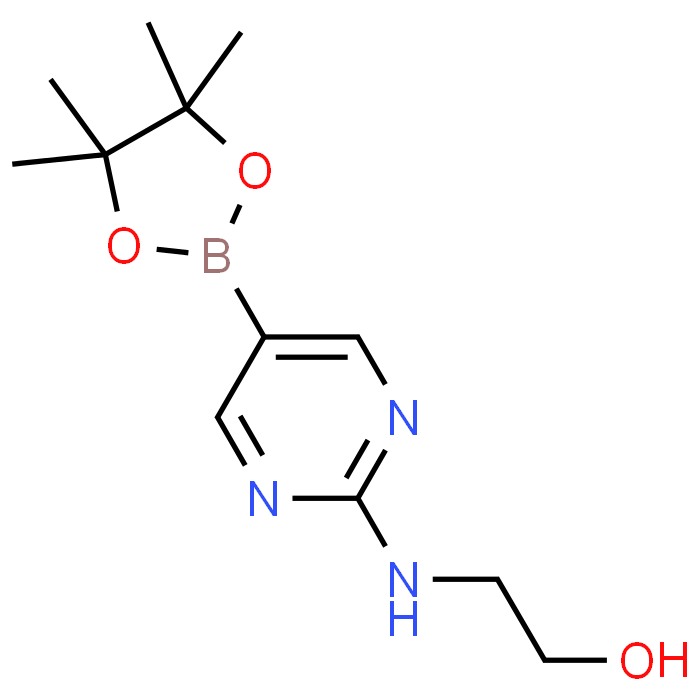 2-((5-(4,4,5,5-Tetramethyl-1,3,2-dioxaborolan-2-yl)pyrimidin-2-yl)amino)ethanol