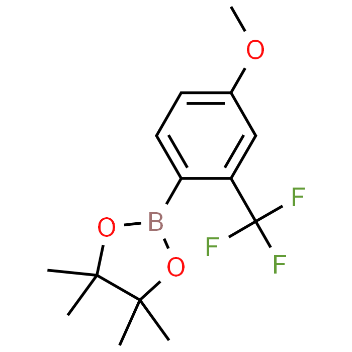 2-(4-Methoxy-2-(trifluoromethyl)phenyl)-4,4,5,5-tetramethyl-1,3,2-dioxaborolane
