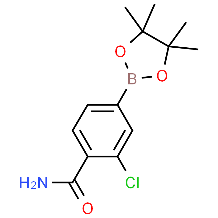 2-Chloro-4-(4,4,5,5-tetramethyl-1,3,2-dioxaborolan-2-yl)benzamide
