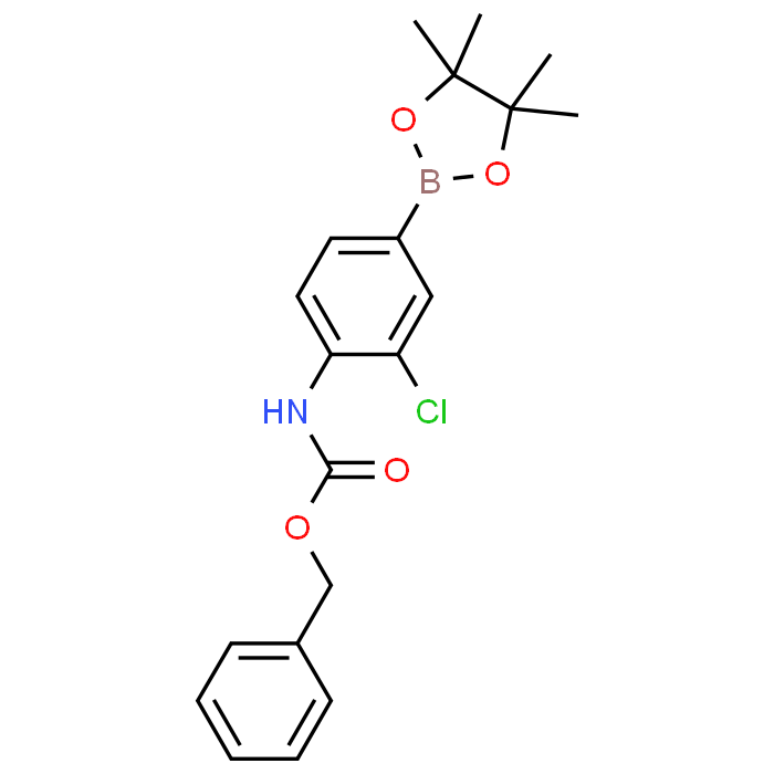 Benzyl (2-chloro-4-(4,4,5,5-tetramethyl-1,3,2-dioxaborolan-2-yl)phenyl)carbamate