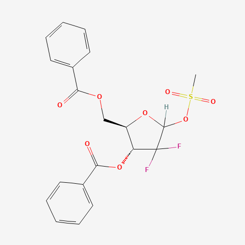 ((2R,3R)-3-(Benzoyloxy)-4,4-difluoro-5-((methylsulfonyl)oxy)tetrahydrofuran-2-yl)methyl benzoate