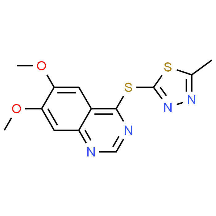 2-((6,7-Dimethoxyquinazolin-4-yl)thio)-5-methyl-1,3,4-thiadiazole