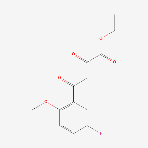 Ethyl 4-(5-fluoro-2-methoxyphenyl)-2,4-dioxobutanoate
