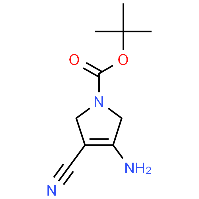 tert-Butyl 3-amino-4-cyano-2,5-dihydro-1H-pyrrole-1-carboxylate