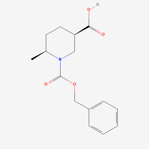 (3R,6S)-1-((Benzyloxy)carbonyl)-6-methylpiperidine-3-carboxylic acid