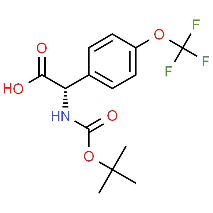 (S)-2-((tert-Butoxycarbonyl)amino)-2-(4-(trifluoromethoxy)phenyl)acetic acid