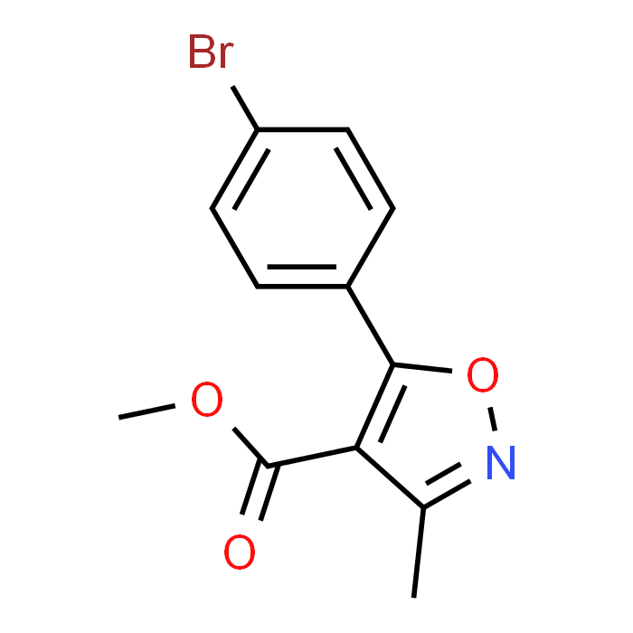 Methyl 5-(4-bromophenyl)-3-methylisoxazole-4-carboxylate