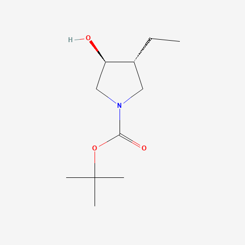 tert-Butyl trans-3-ethyl-4-hydroxy-pyrrolidine-1-carboxylate