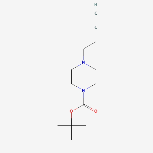 tert-Butyl 4-(but-3-yn-1-yl)piperazine-1-carboxylate