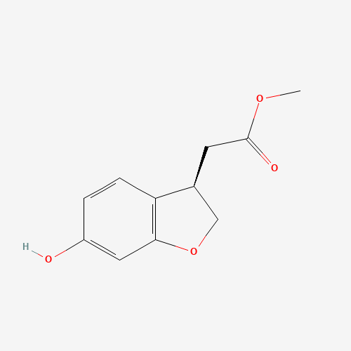 (R)-Methyl 2-(6-hydroxy-2,3-dihydrobenzofuran-3-yl)acetate
