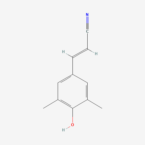 (E)-3-(4-Hydroxy-3,5-dimethylphenyl)acrylonitrile