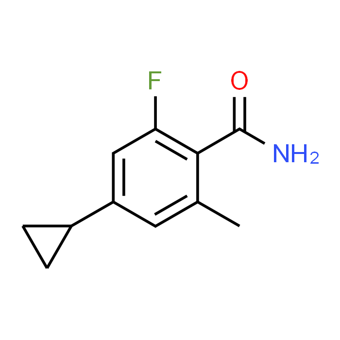 4-Cyclopropyl-2-fluoro-6-methylbenzamide