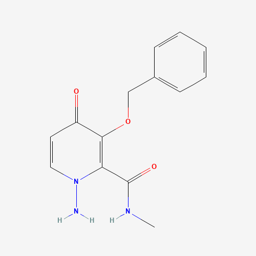 1-Amino-3-(benzyloxy)-N-methyl-4-oxo-1,4-dihydropyridine-2-carboxamide