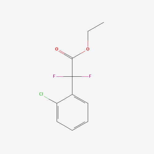 Benzeneacetic acid, 2-chloro-alpha,alpha-difluoro-, ethyl ester