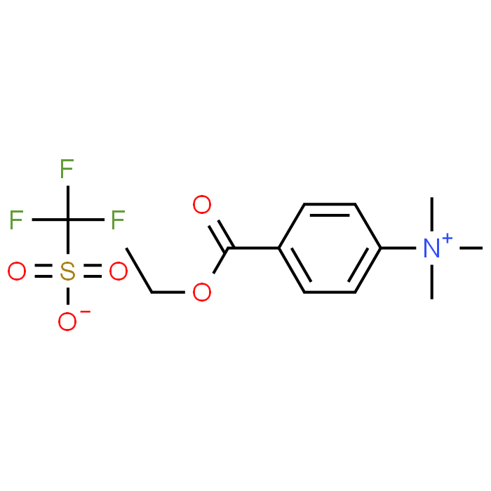 4-(Ethoxycarbonyl)-N,N,N-trimethylbenzenaminium trifluoromethanesulfonate