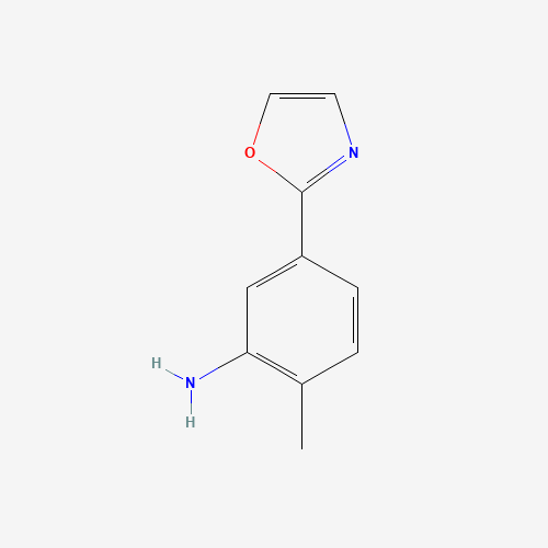 2-Methyl-5-(1,3-oxazol-2-yl)aniline