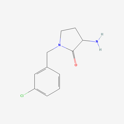 3-Amino-1-(3-chlorobenzyl)pyrrolidin-2-one