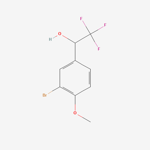 1-(3-Bromo-4-methoxyphenyl)-2,2,2-trifluoroethan-1-ol