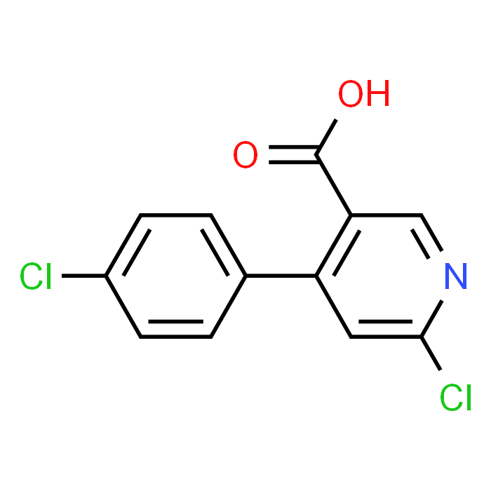 6-Chloro-4-(4-chlorophenyl)nicotinic acid