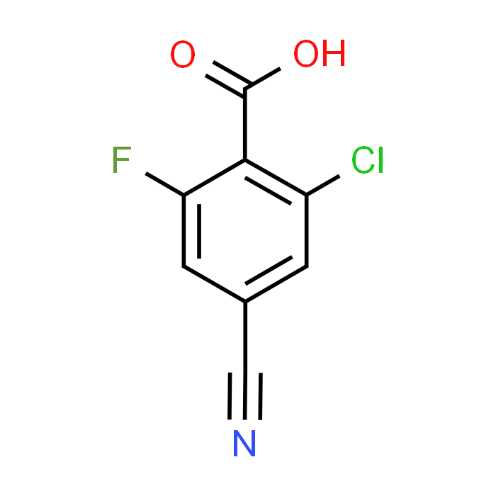 2-Chloro-4-cyano-6-fluorobenzoic acid
