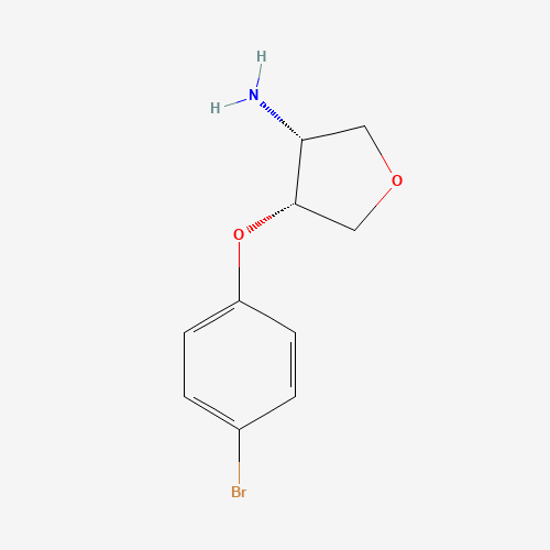 (3R,4r)-4-(4-bromophenoxy)tetrahydrofuran-3-amine